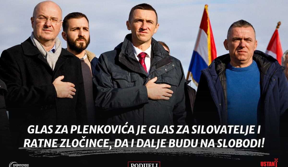 DP tri dana prije izbora: Glas za Plenkovića je glas za silovatelje i ratne zločince