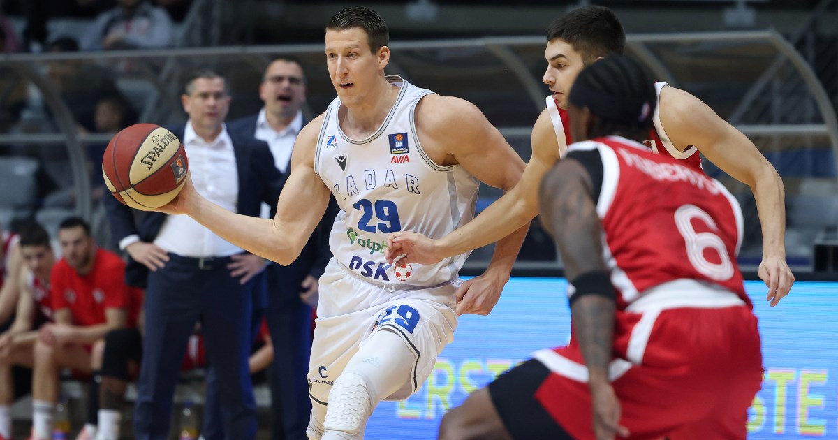Zadar u drami iznenađujuće izgubio u ABA ligi
