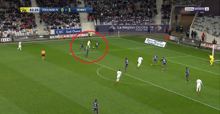 Kalinićeva zamjena protiv Rennesa primila gol o kojem će se još pričati