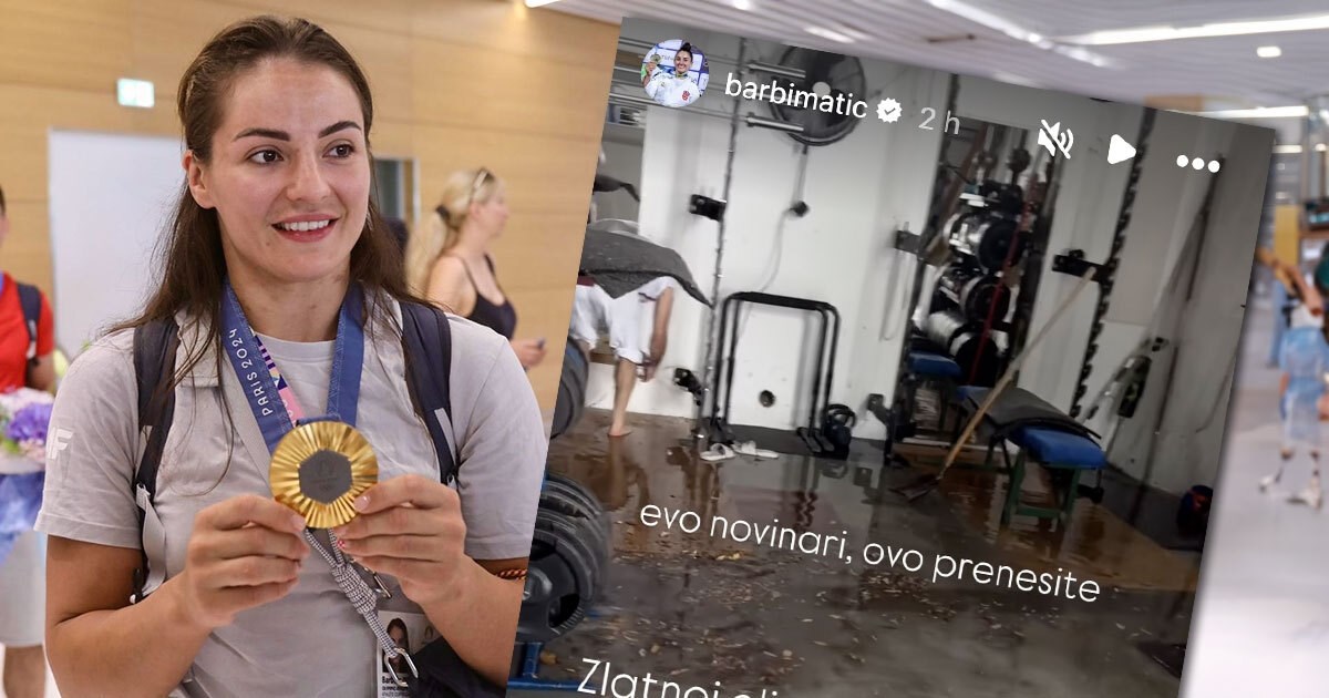 Poplava u dvorani Barbare Matić: "Novinari, ovo prenesite"