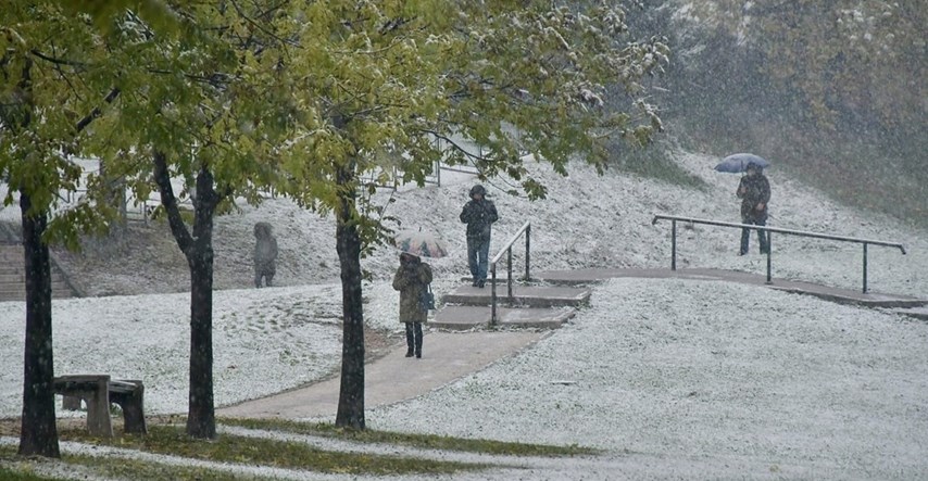 VIDEO Pada snijeg u Sarajevu