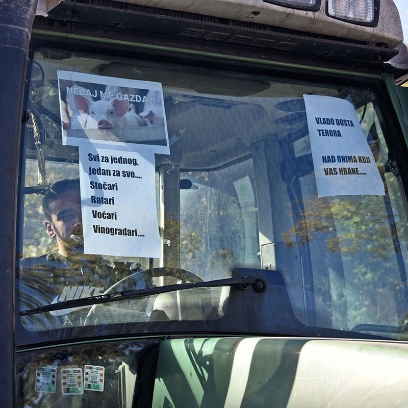 FOTO Veliki prosvjed u Vinkovcima: "Stop teroru vlade nad našim svinjama"