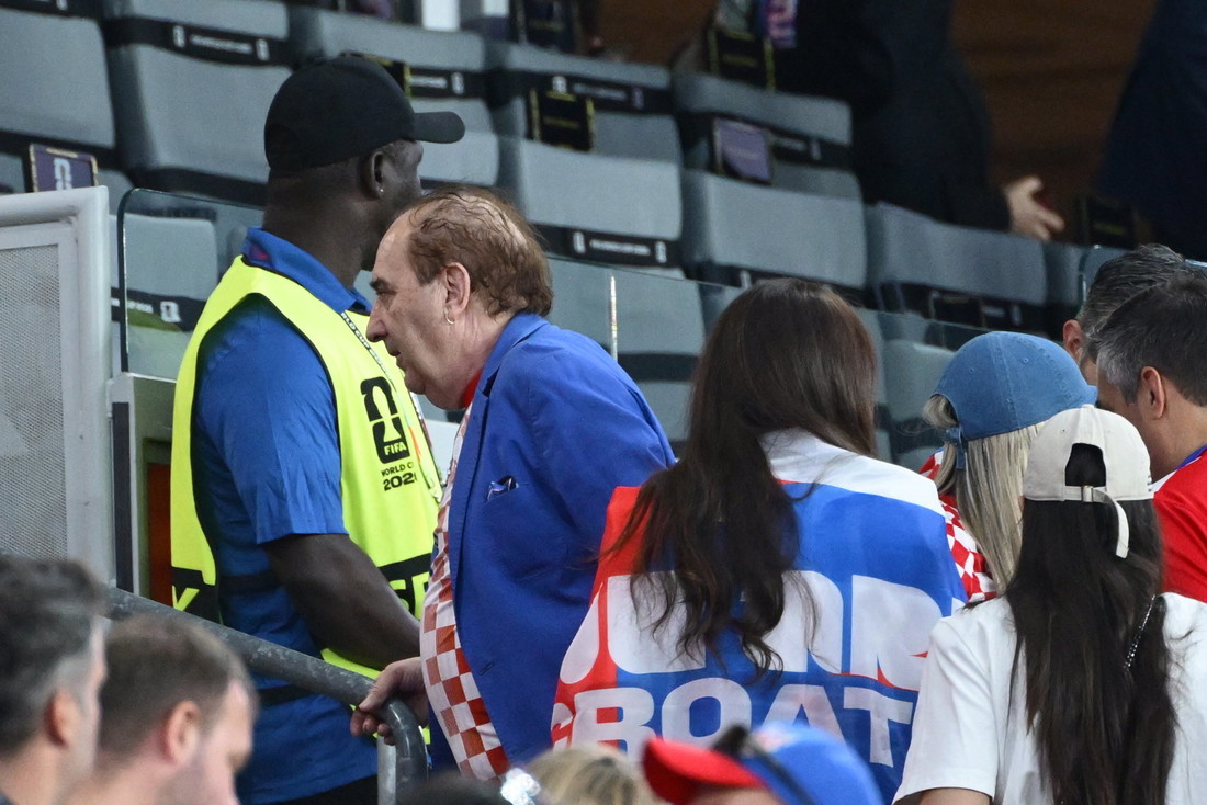 Mladen Grdović snimljen na stadionu u Torontu nakon pobjede Hrvatske nad Panamom