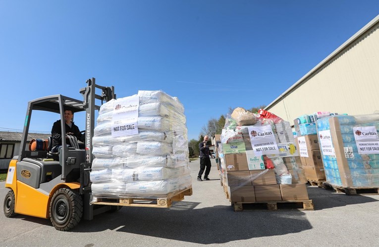 Hrvatski Caritas uputio deveti tegljač s humanitarnom pomoći Ukrajini