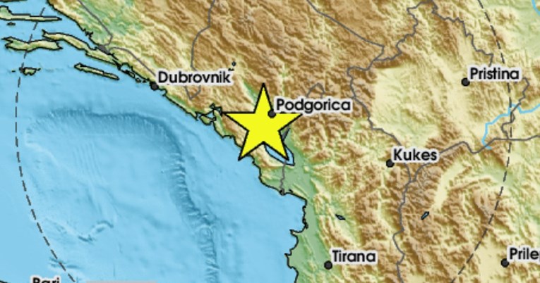 Potres od 3.2 u Crnoj Gori