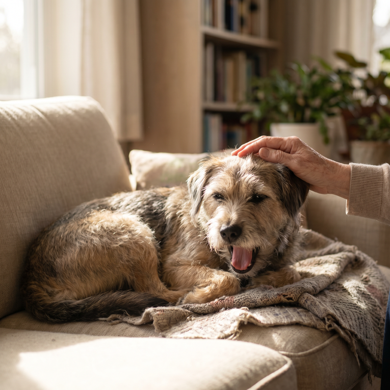 Što znači kad pas zijeva dok ga mazite?