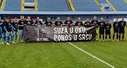 VIDEO Ludu utakmicu Cibalije i Vukovara obilježila poruka: "Suza u oku, ponos u srcu"