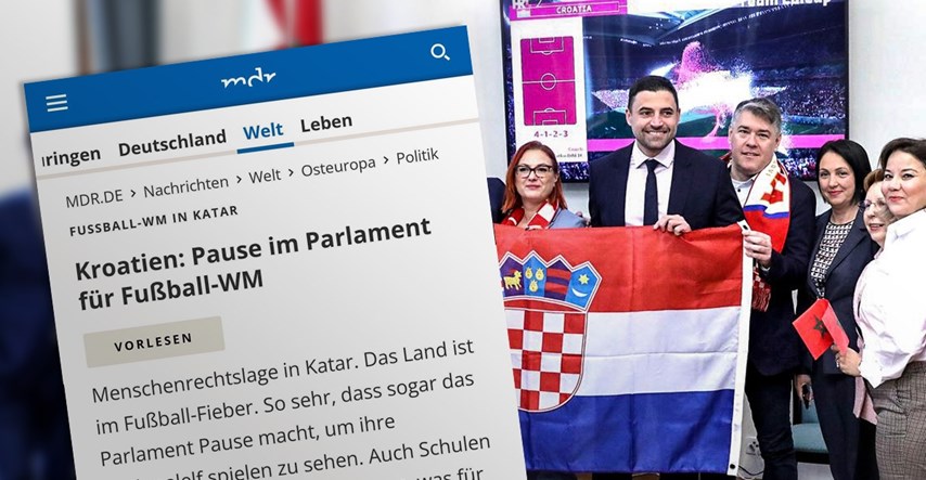 Nijemci se čude: "Hrvatski sabor napravio pauzu zbog nogometne utakmice"