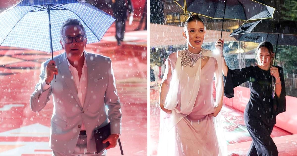 Filipović, Lokas i drugi gosti u Sarajevu potpuno mokri protrčali crvenim tepihom