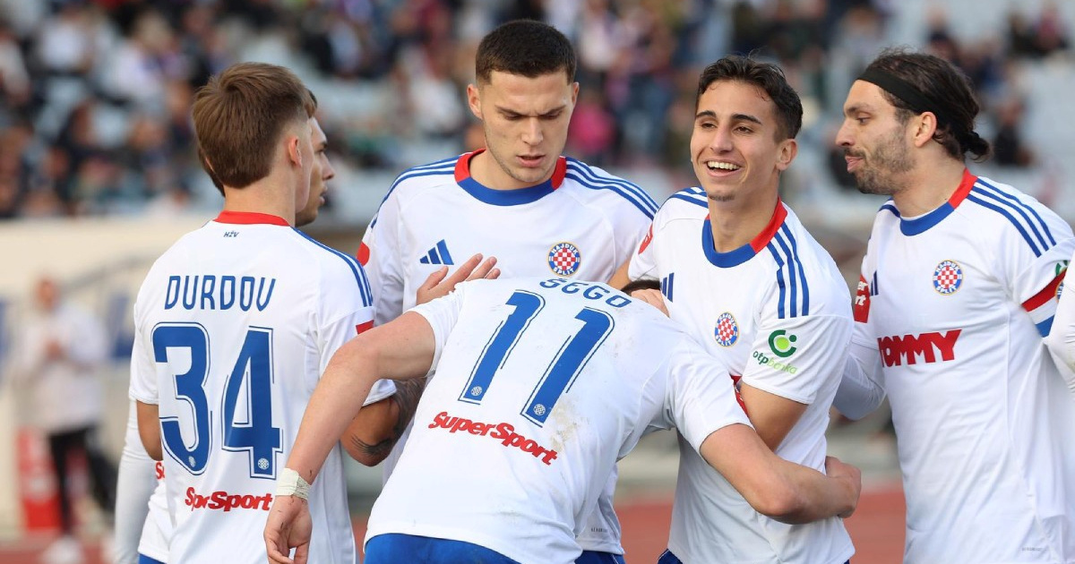 Hajduk pobijedio 4:0 u pripremnoj utakmici. Zabili Šego, Krovinović, Rebić i Pajaziti