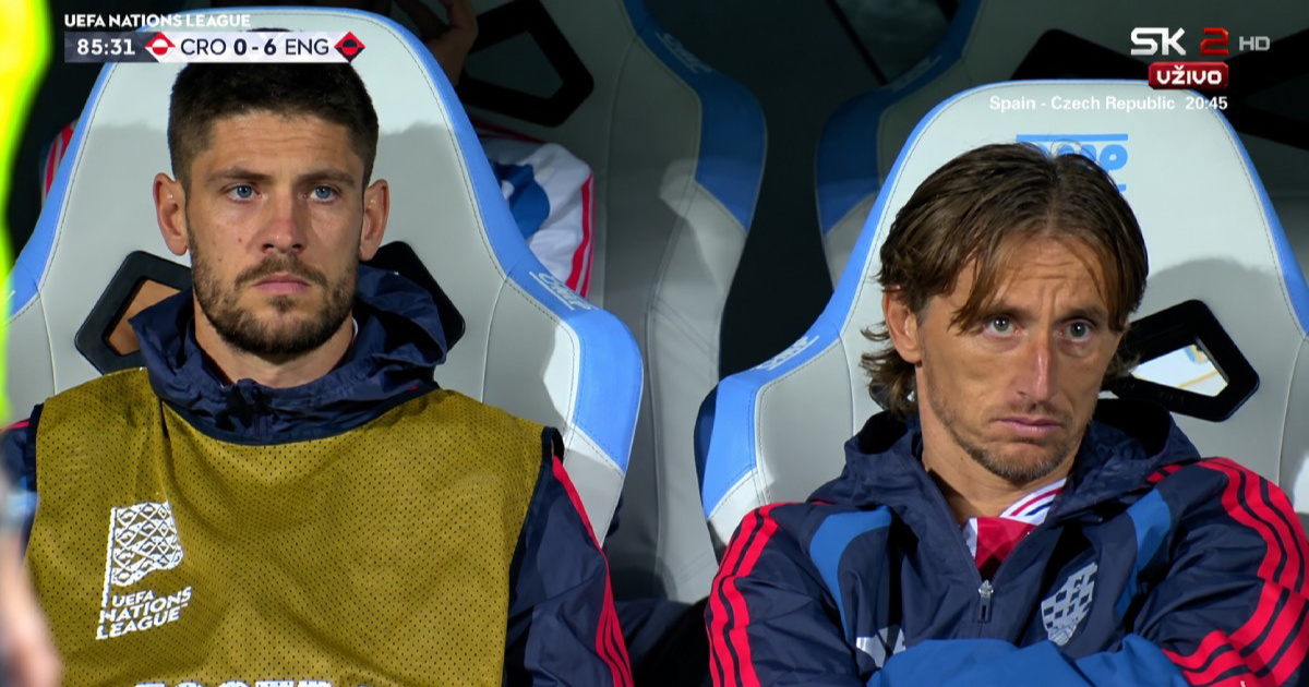 Pogledajte face Modrića i Kramarića na 0:6