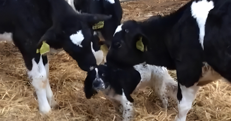 "One misle da je on tele": Video krava koje maze psića nasmijao je internet