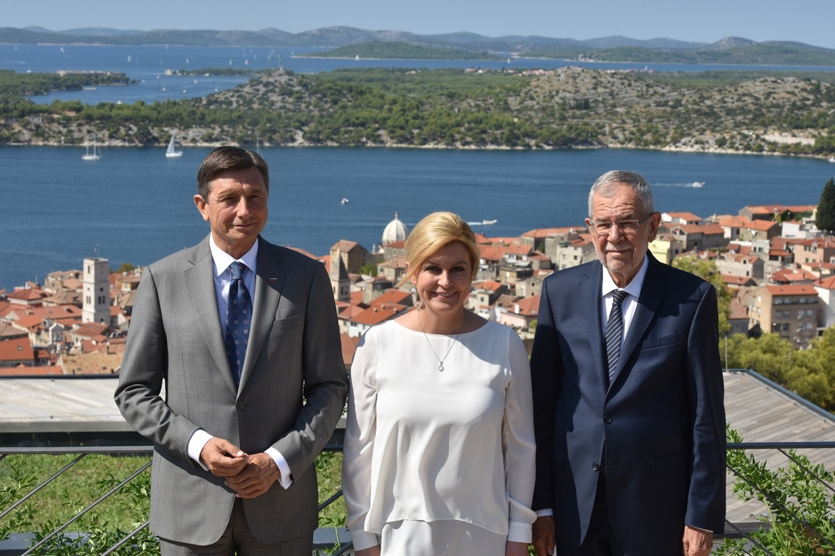 Kolinda se u Šibeniku susrela s čelnicima Slovenije i Austrije