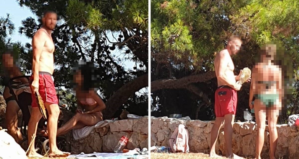 FOTO Tip kod Ugljana se zaštićenom periskom hvalio pred curama