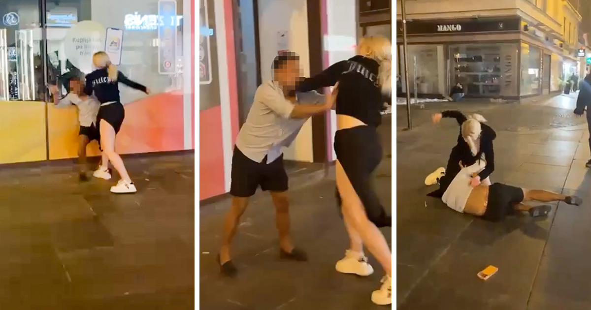 Uhićena djevojka koja je u centru Zagreba mlatila stranca