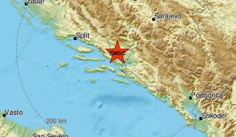 Potres magnitude 3,5 po Richteru u Hercegovini, odmah uz hrvatsku granicu