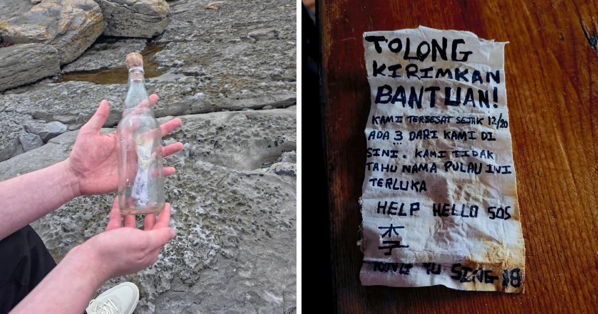 Boca s misterioznom porukom isplivala na otok i potaknula lude teorije