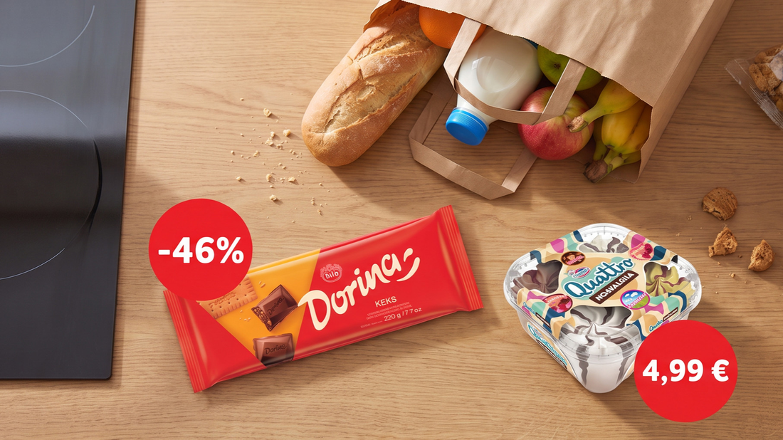 Gdje danas možete uštedjeti? Dorina na 46% popusta, Quattro od 1650 ml za 4,99 eura