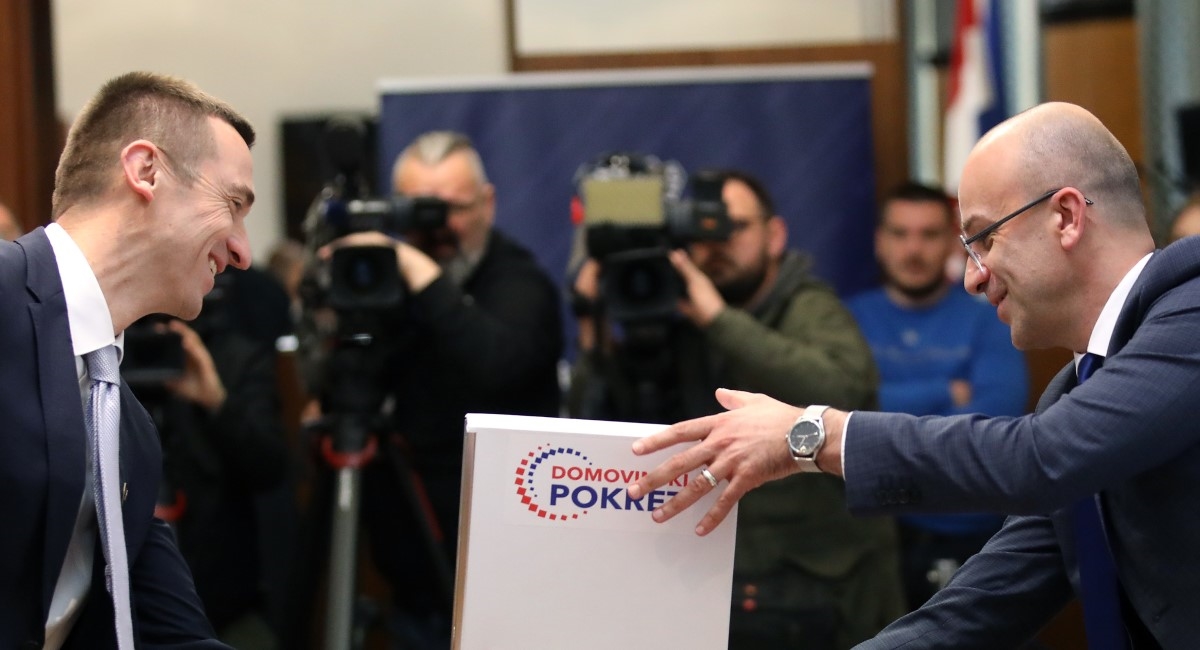 Domovinski pokret predao liste. Među nositeljima Kolakušić, Sinčić, Drele, Peternel