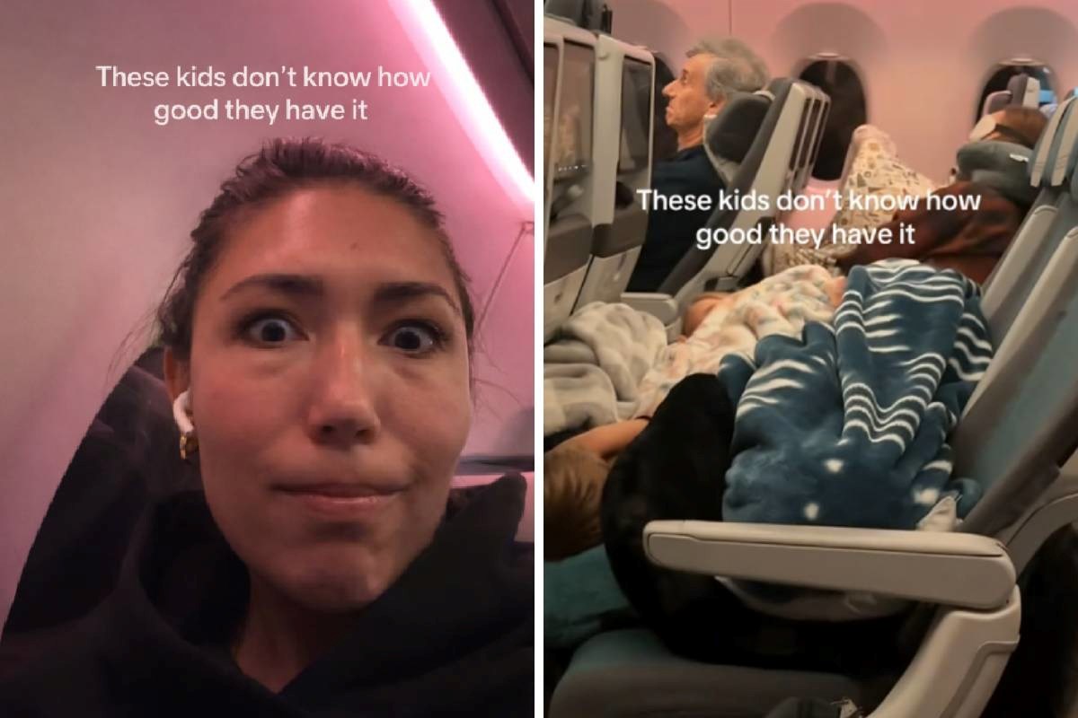 Žena bijesna jer djeca u avionu mogu nešto što ona ne može