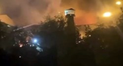 VIDEO Golemi požar kod zloglasnog iranskog zatvora, odjekuju pucnjevi