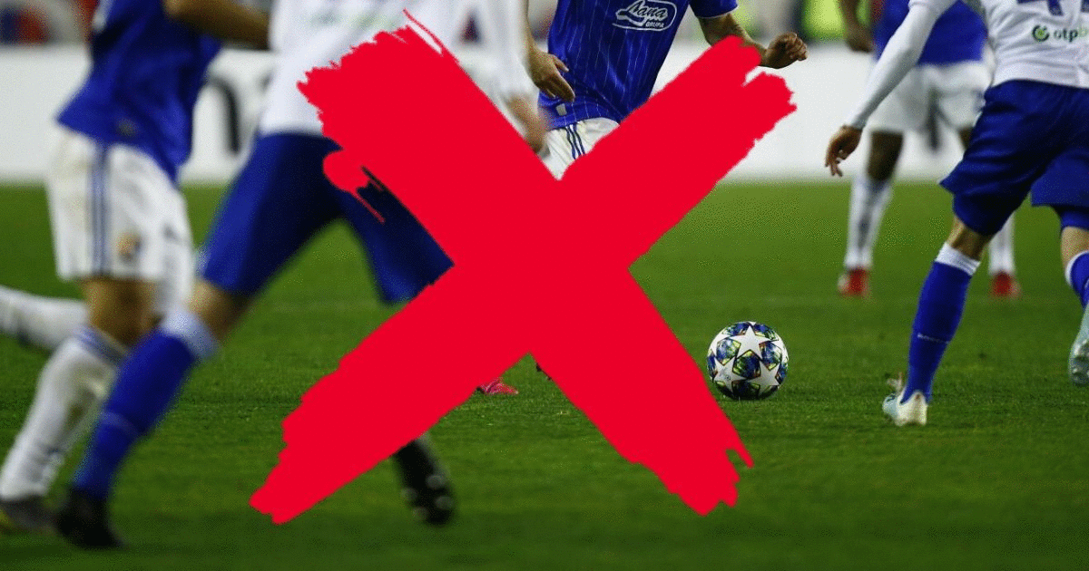 Prekinut HNL, u Hrvatskoj nema nogometa do kraja ožujka