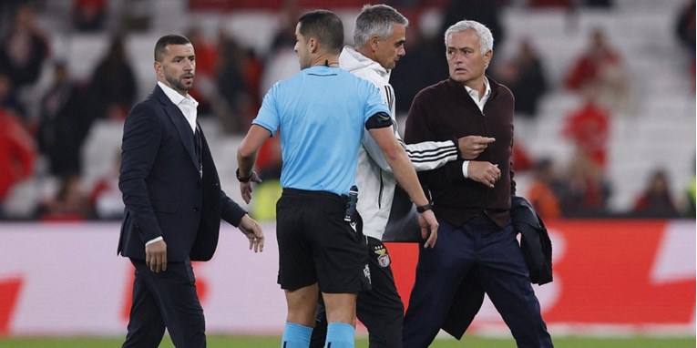 VIDEO Mourinho teško kiksao. On i bivši sportski direktor Hajduka bijesni na suce