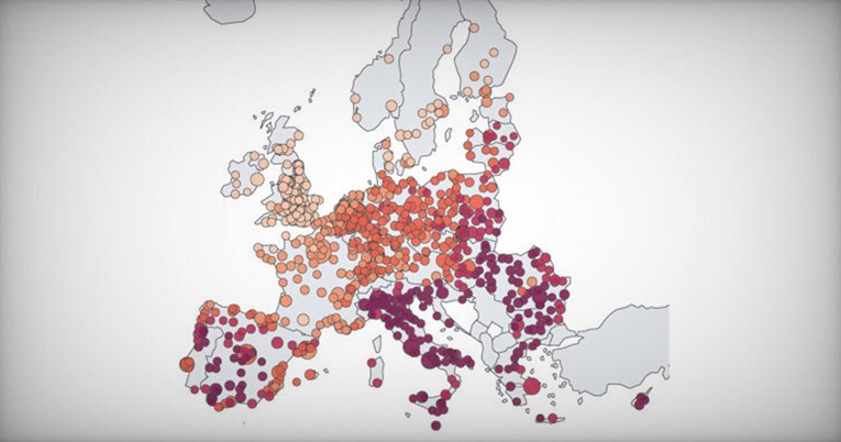 Najviši rizik smrti od vrućina u Europi je u Hrvatskoj. Ovaj grad je rekorder