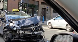 FOTO U prometnoj na križanju u centru Zagreba ozlijeđeni majka i dijete