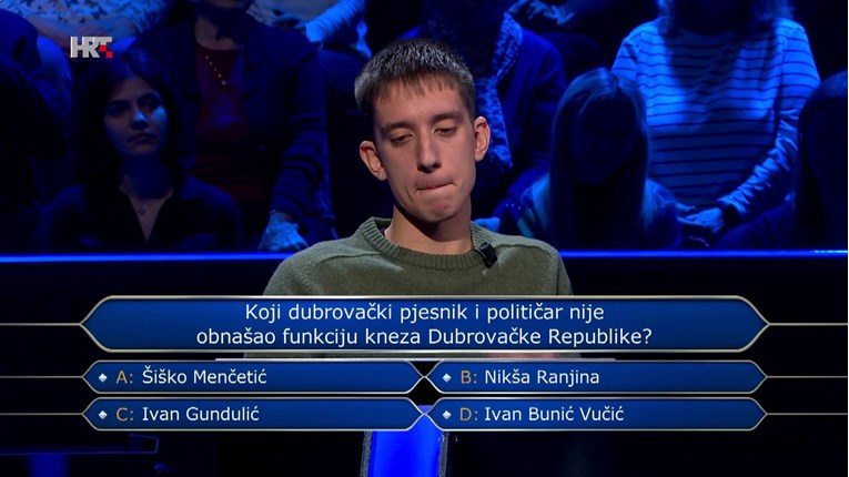 Maturant Đuro briljirao je u Milijunašu. Kako biste vi prošli na ovim pitanjima?