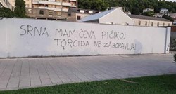 Grafiti u Splitu protiv Darija Srne