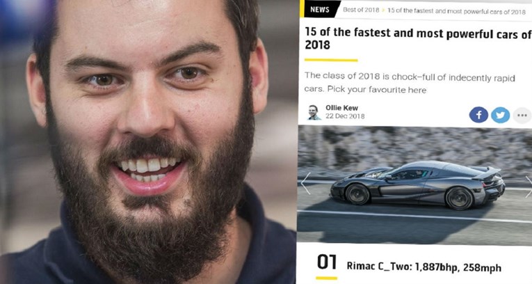 Top Gear objavio listu najjačih i najbržih automobila, Rimčev C_Two je prvi