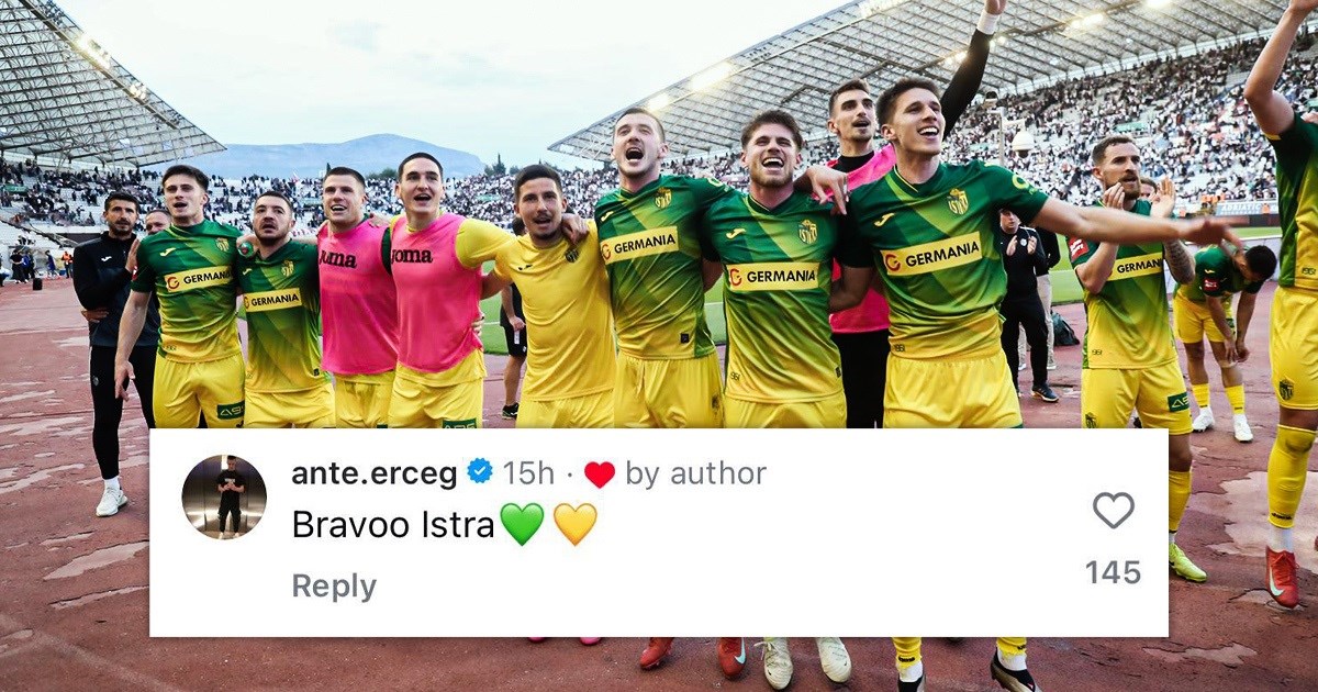 Ante Erceg komentirao Istrinu objavu o pobjedi protiv Hajduka
