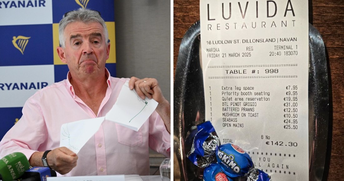 Šef Ryanaira dobio račun u restoranu, nije mogao vjerovati što su mu naplatili
