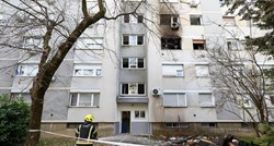 FOTO U Zagrebu gorio stan. Osoba se nagutala dima, evakuirali ljude s viših katova