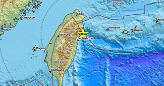 Potres na Tajvanu magnitude 5.8