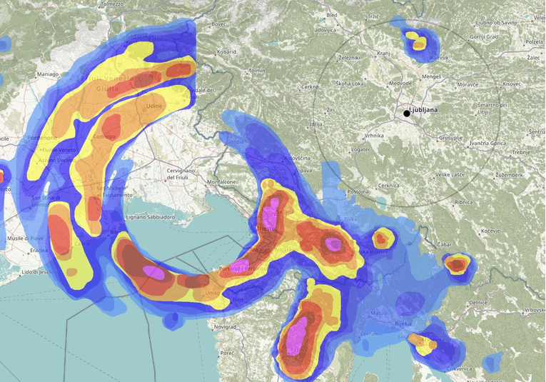 Čudan vrtlog pojavio se nad Hrvatskom i Slovenijom. Meteorolozi objasnili što je 