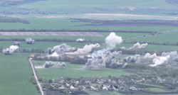 VIDEO Ukrajinci objavili snimku žestokog bombardiranja ruskih položaja