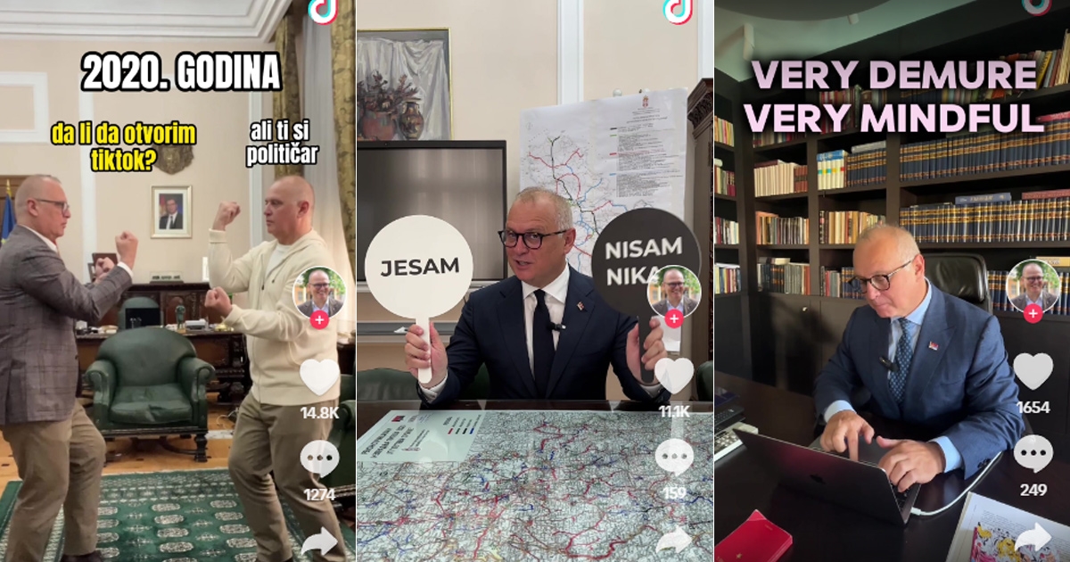 VIDEO Vučić je žrtvovao TikTok ministra