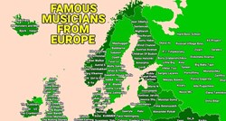 Teško ćete pogoditi tko je prema ovoj karti Europe najpopularniji hrvatski glazbenik