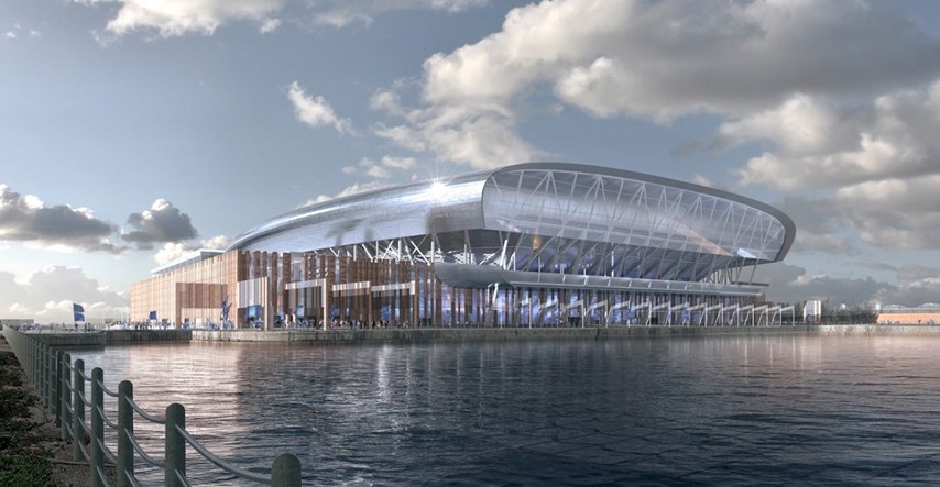 Ovo je novi stadion Evertona. Izgleda kao svemirski brod