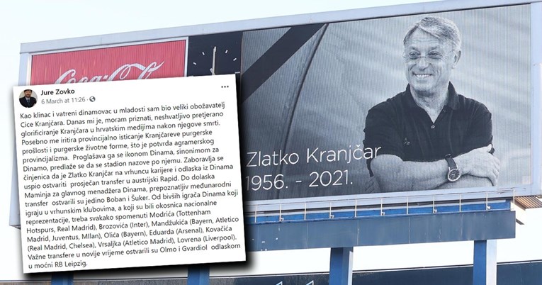 Član Dinamove skupštine o Cici Kranjčaru: Pretjerano ga se glorificira