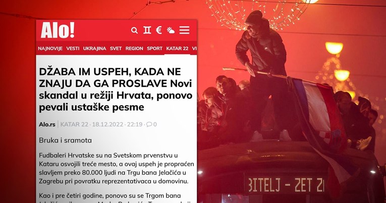 Srpski mediji: Džaba Hrvatima velik uspjeh. Na proslavi su napravili skandal