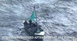 VIDEO U vodama Bahama kruzer spasio 17 migranata iz plovila koje je plutalo