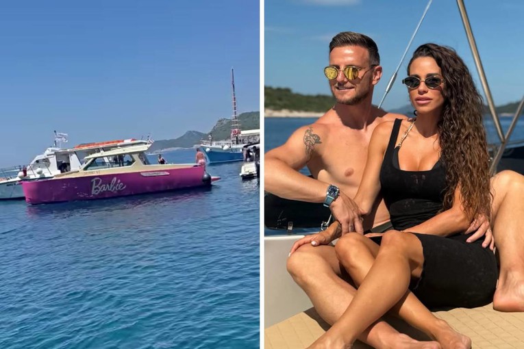 Ivan Rakitić s obitelji odmara u Dubrovniku na brodu "Barbie"