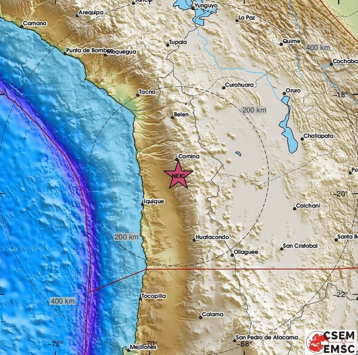 Potres magnitude 5.7 pogodio Čile