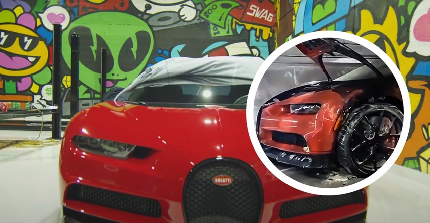 VIDEO Izgorio Bugatti poznatog glazbenika, pogledajte što je ostalo
