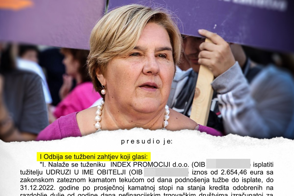 U ime obitelji tužio Index zbog članka o tome kako se financiraju. Izgubili su