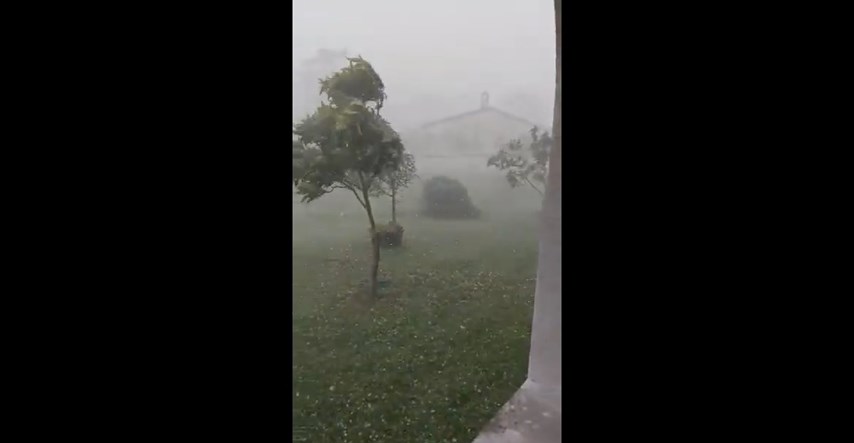 VIDEO Istru pogodila snažna oluja, pada jaka kiša popraćena tučom