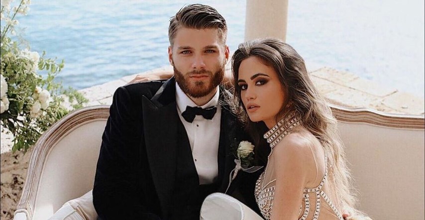 "Naš najljepši par": Adriana Ćaleta-Car podijelila dosad neviđene fotke s vjenčanja
